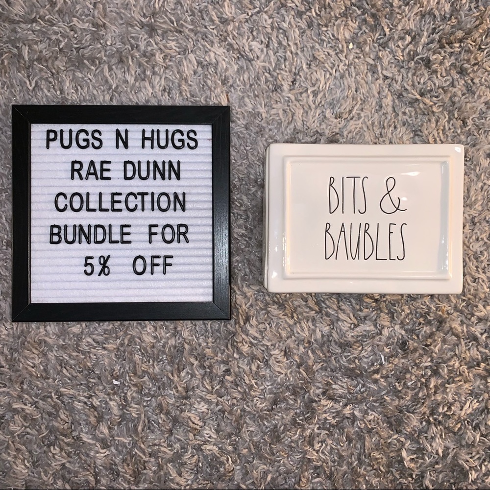 (FINAL PRICE) Rae Dunn Bits & Baubles Jewelry Box